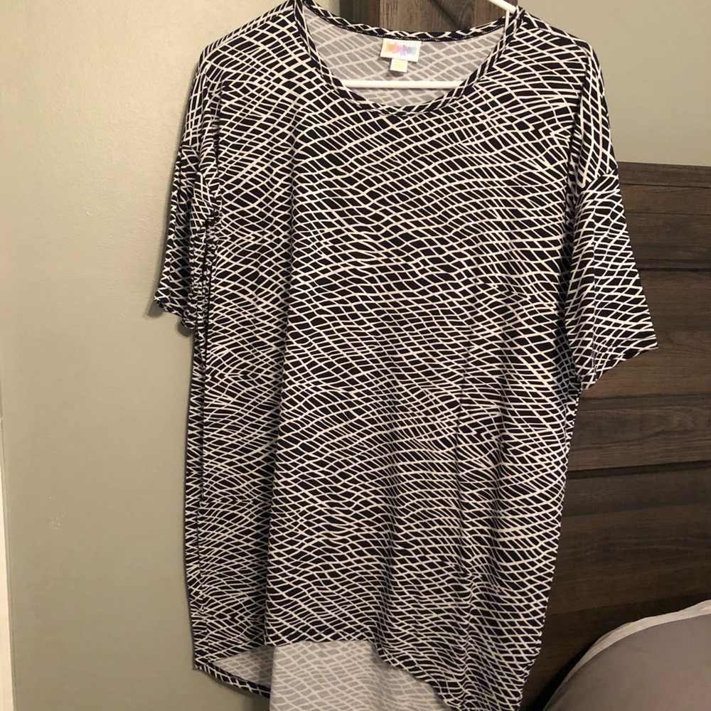 Black and white LuLaRoe Irma!